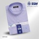 Madarin Collar Shirt Short Sleeve Over (Purplish Blue) SSM-O-P-S-060