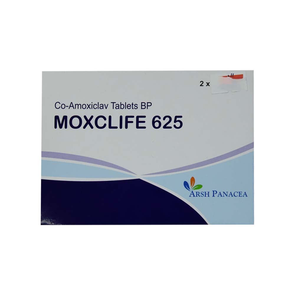 Moxclife 625 Co-Amoxiclav 7PCS x 2