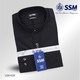 Mandarin Collar Shirt Long Sleeve 2XL (True Black) SSM-O-P-S-028