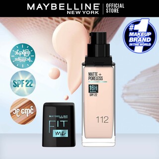 Maybelline Fit Me 16H Matte + Poreless Foundation SPF  22 (230 Natural Buff)