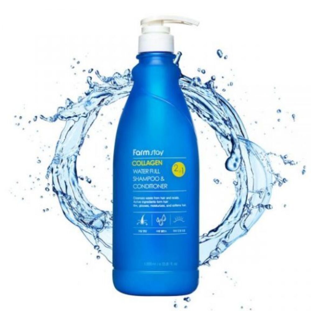 Farmstay Collagen Water Full Shampoo & Conditioner 530ML