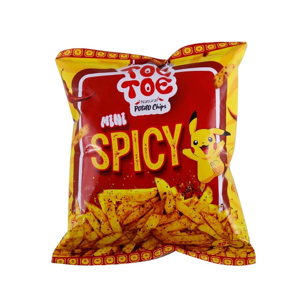 Toe Toe Fried Potato Stick Mini Spicy 30G
