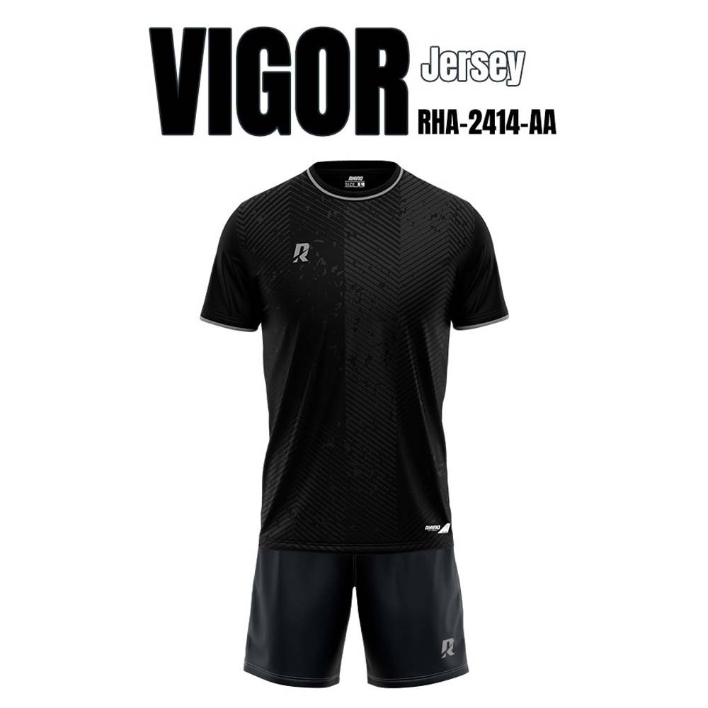 Rhino Vigor Jersey Black RHA-2414-AA-2XL