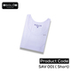 SOLO COLLLECTION Men Plain Vest SAV 001 White Medium