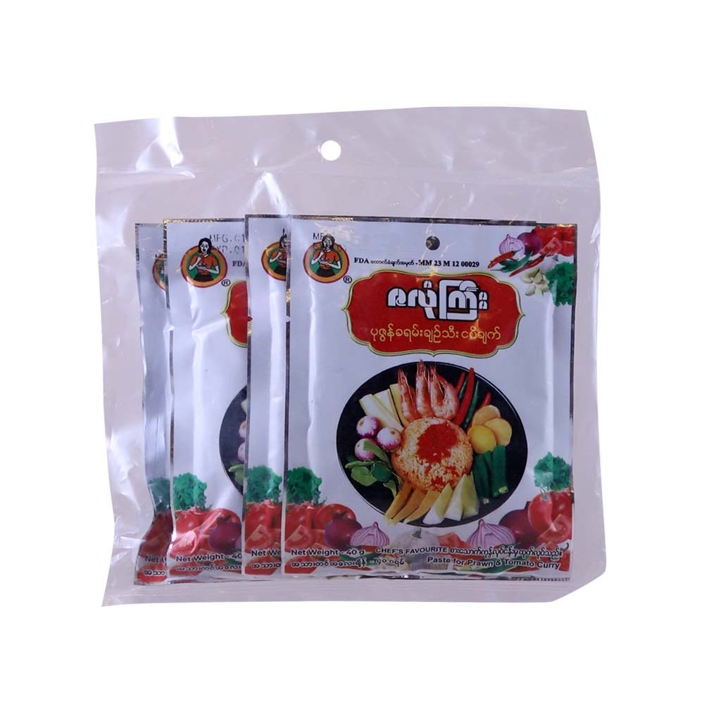 Zalone Gyi Shrimp & Tomato Fish Paste 5PCSx40G