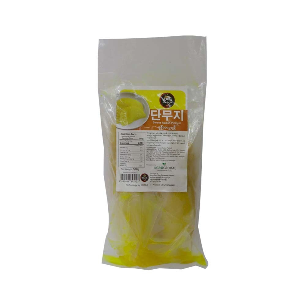 Jung Gar Nae Sweet Pickled Yellow Radish 500G