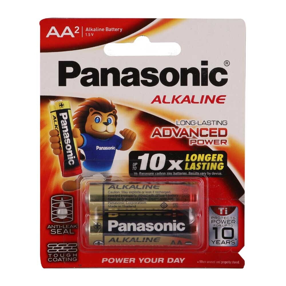 Panasonic Alkaline Battery AA Size 2PCS LR6T/2B