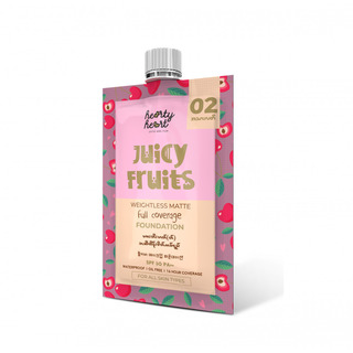 Hearty Heart Juicy Fruits Weightless Matte Full Coverage Foundation SPF 30 PA++ 5G 02