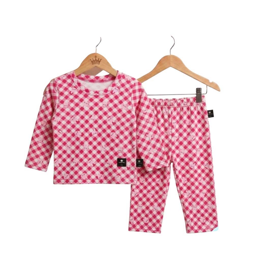 Khay May Cozy Baby Set (Long) Red Small