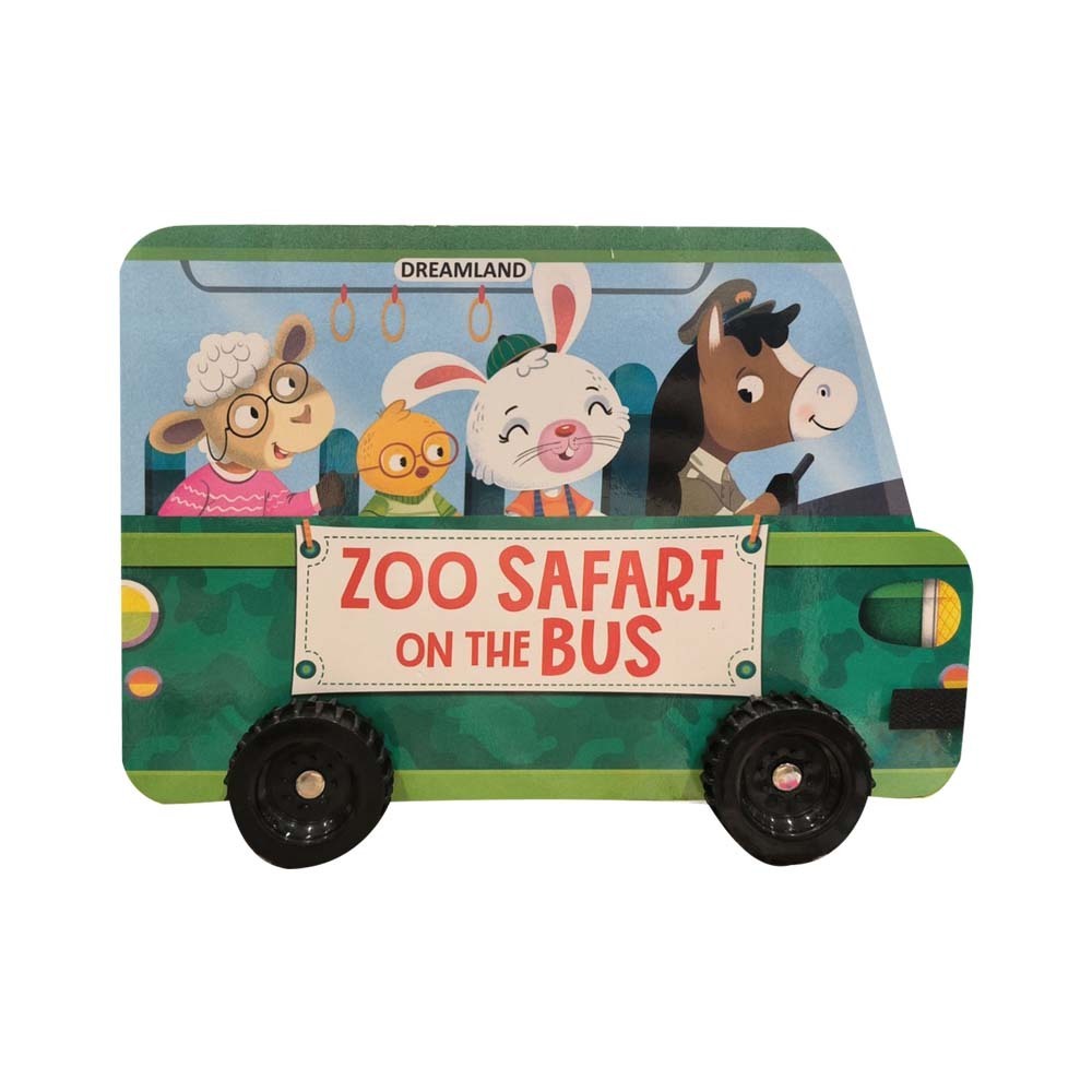 Zoo Safari On The Bus Board Book With Wheels