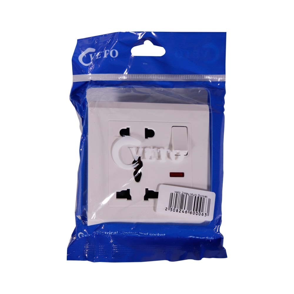 Veto 2 Way Multi Socket