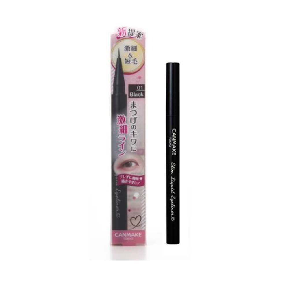 Canmake Slim Liquid Eyeliner (01) Black
