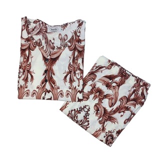 Bambi Womenwear BKK Spun Kanote Oneset D-2 S/L Gray AA0061 XL
