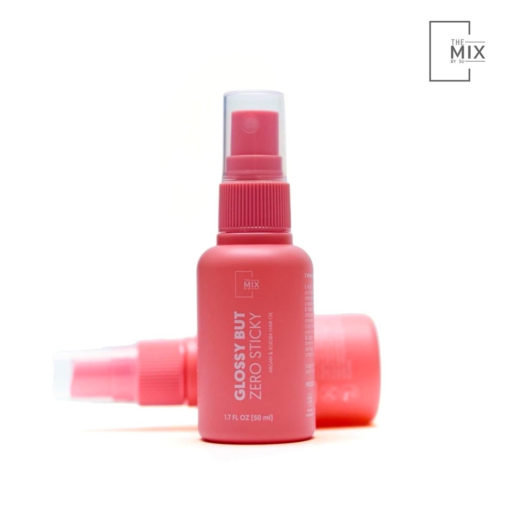 The Mix By Su Glossy But Zero Sticky Argan &Jojoba Hair Oil 50ML 