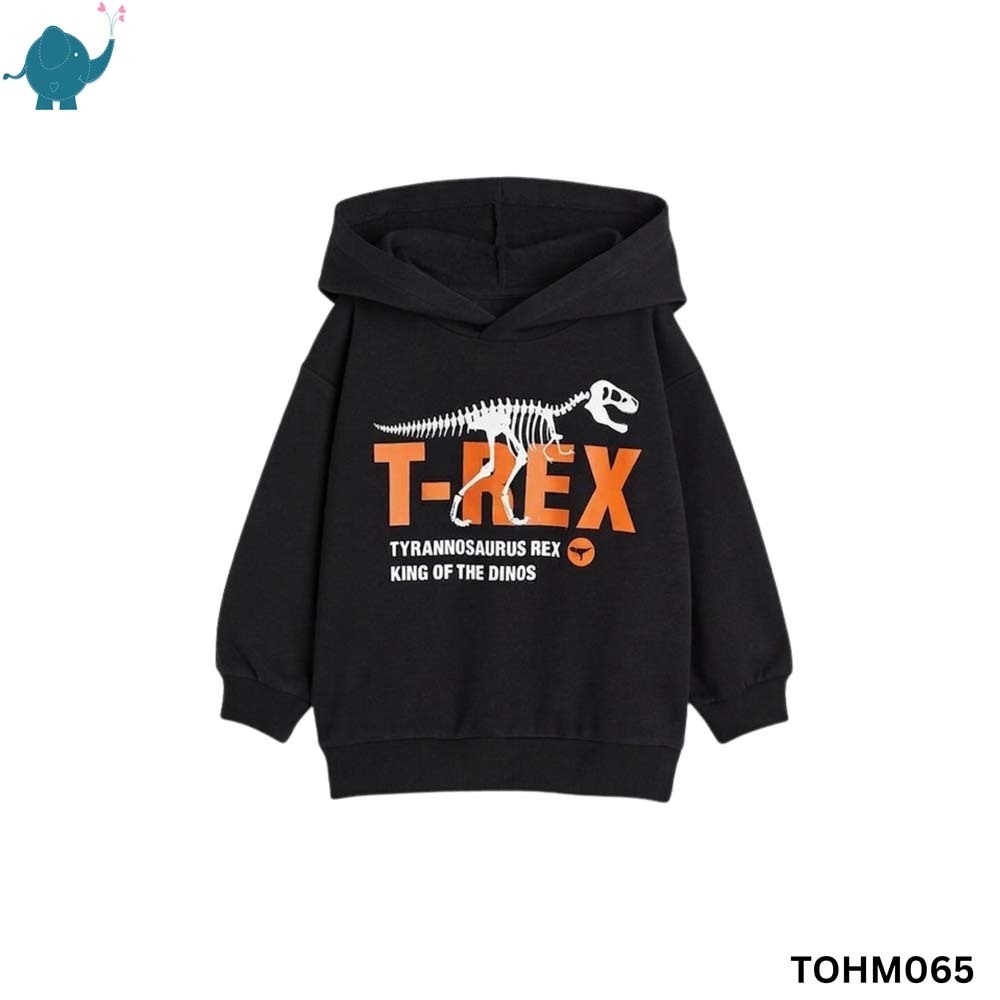Max & Mia Kid Unisex Hoodie TOHM065 Black (XL)