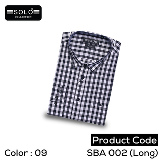 SOLO COLLLECTION SBA 002 (Long) Slim Fit Shirt Medium 12