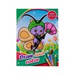 Coloring Book With Diy Sticker A022220