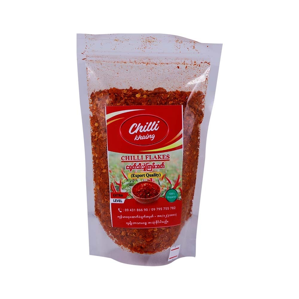 Chili Khaing Chilli Flakes (Extra Level) 160G