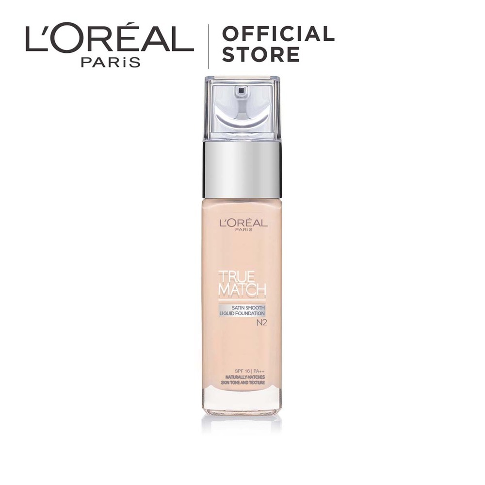Loreal True Match Satin Smooth Liquid Foundation 30ML (N2 Nude Porcelain)
