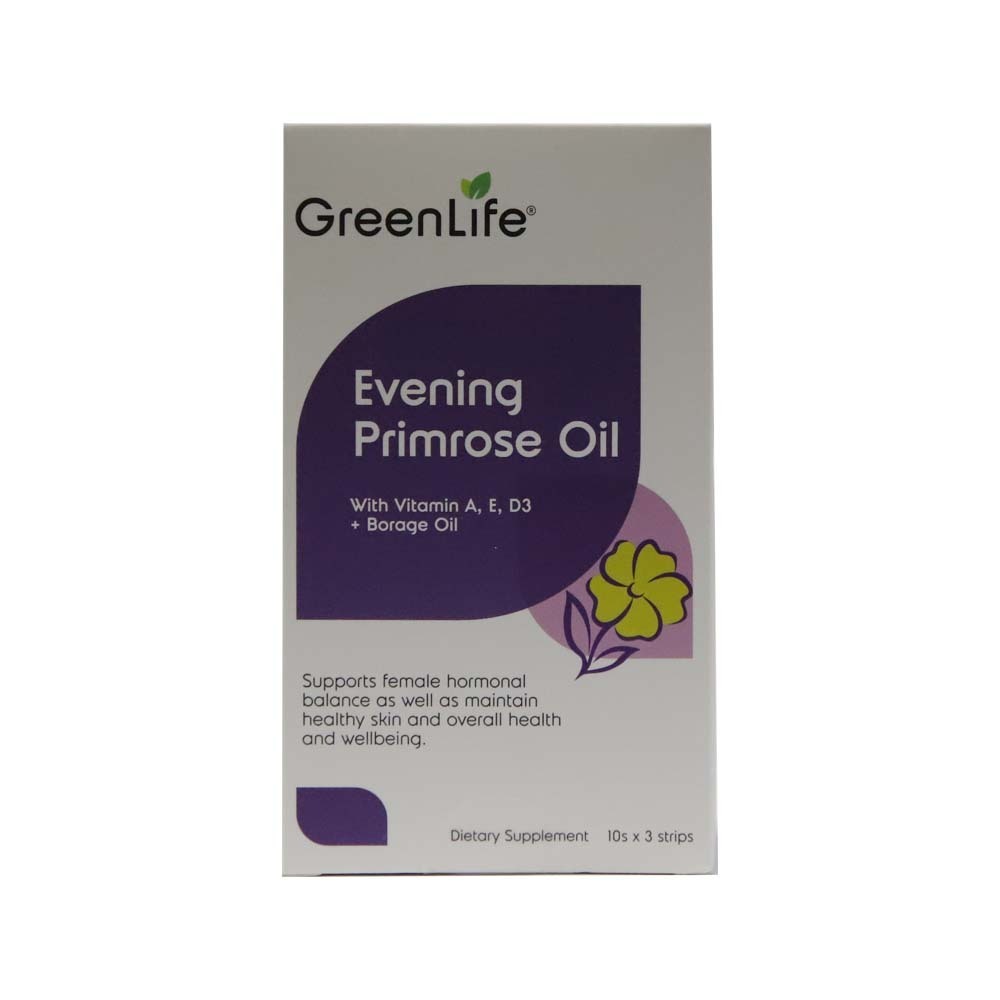Green Life Evening Primrose Oil 1000MG 10PCSx3
