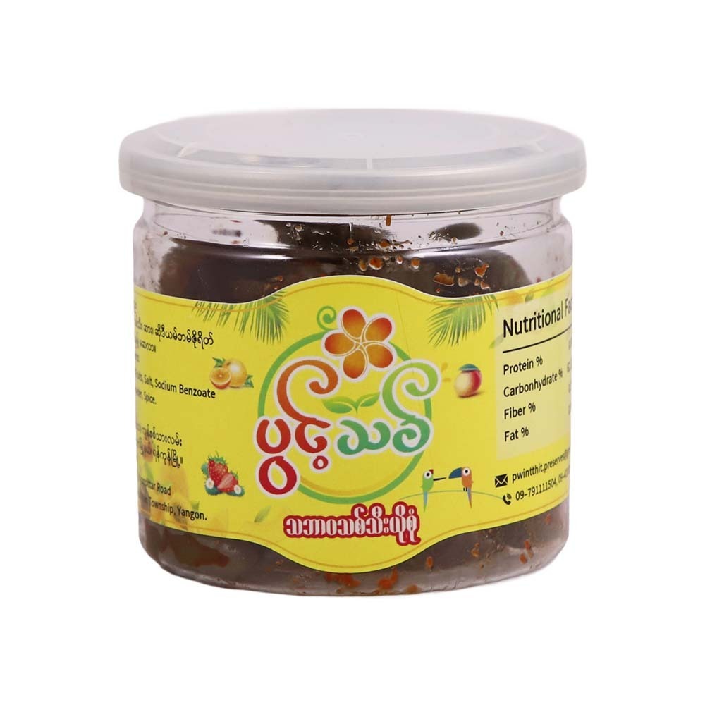 Pwint Thit Preserved Fruits Marian Sweet (Premium) - မရမ်းချို 170G
