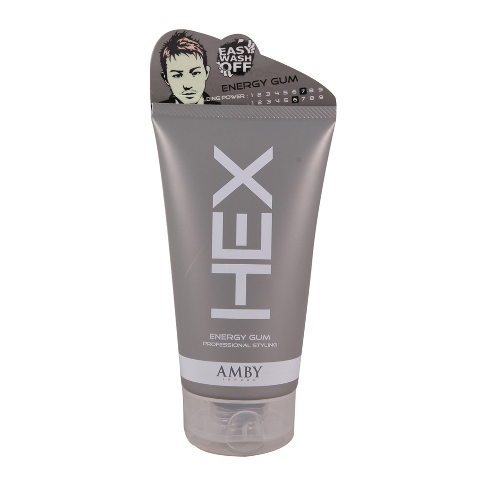 Amby London Hex Energy Gum Hair Styling Gel 150G