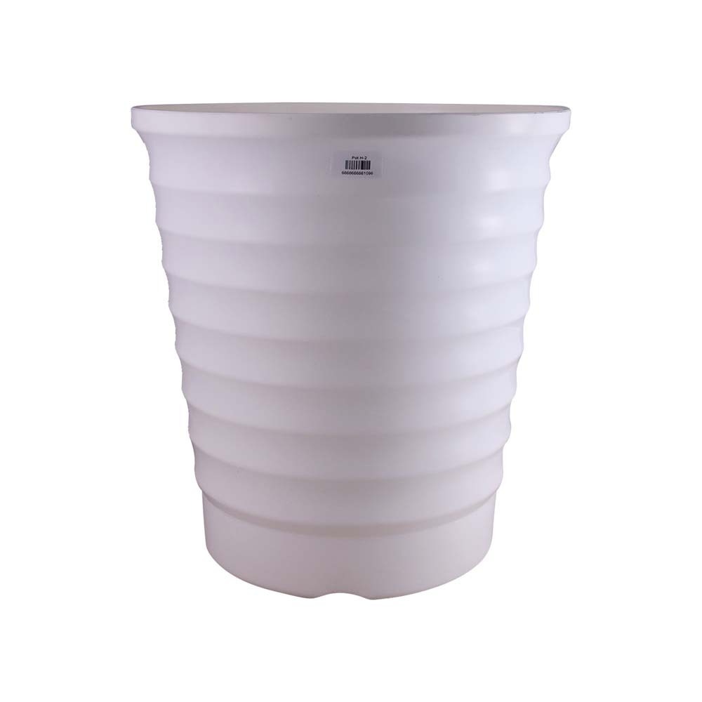 Plastic Flower Pot 32.8X21X36CM H-2 (White)