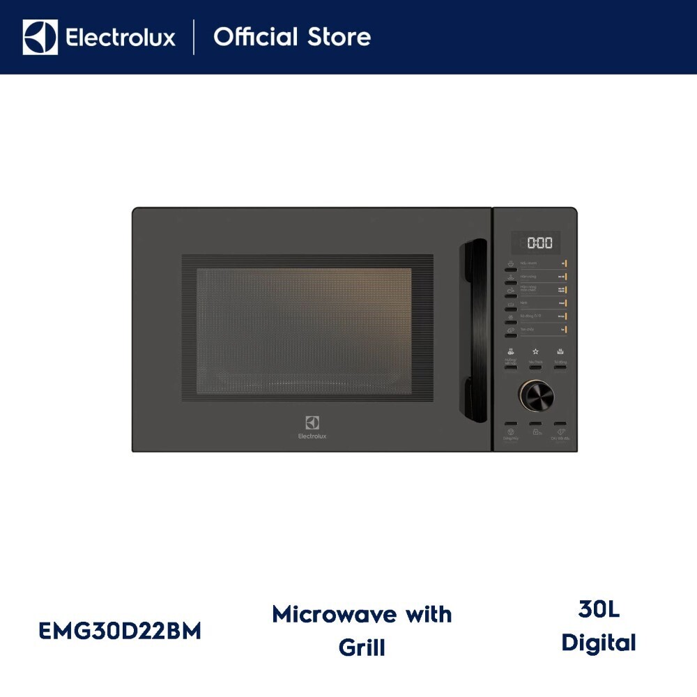 Electrolux 30L Grill Microwave Oven (EMG30D22BM)