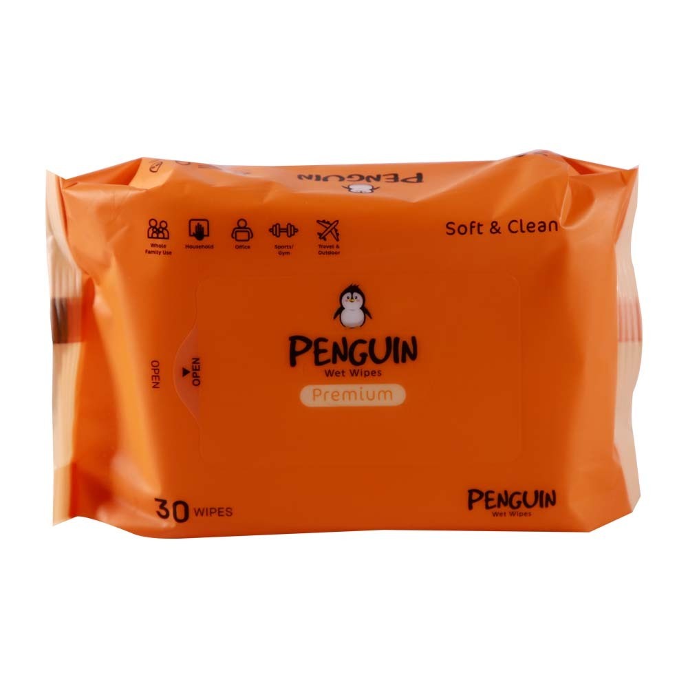 Penguin Wet Wipes Premium 30PCS