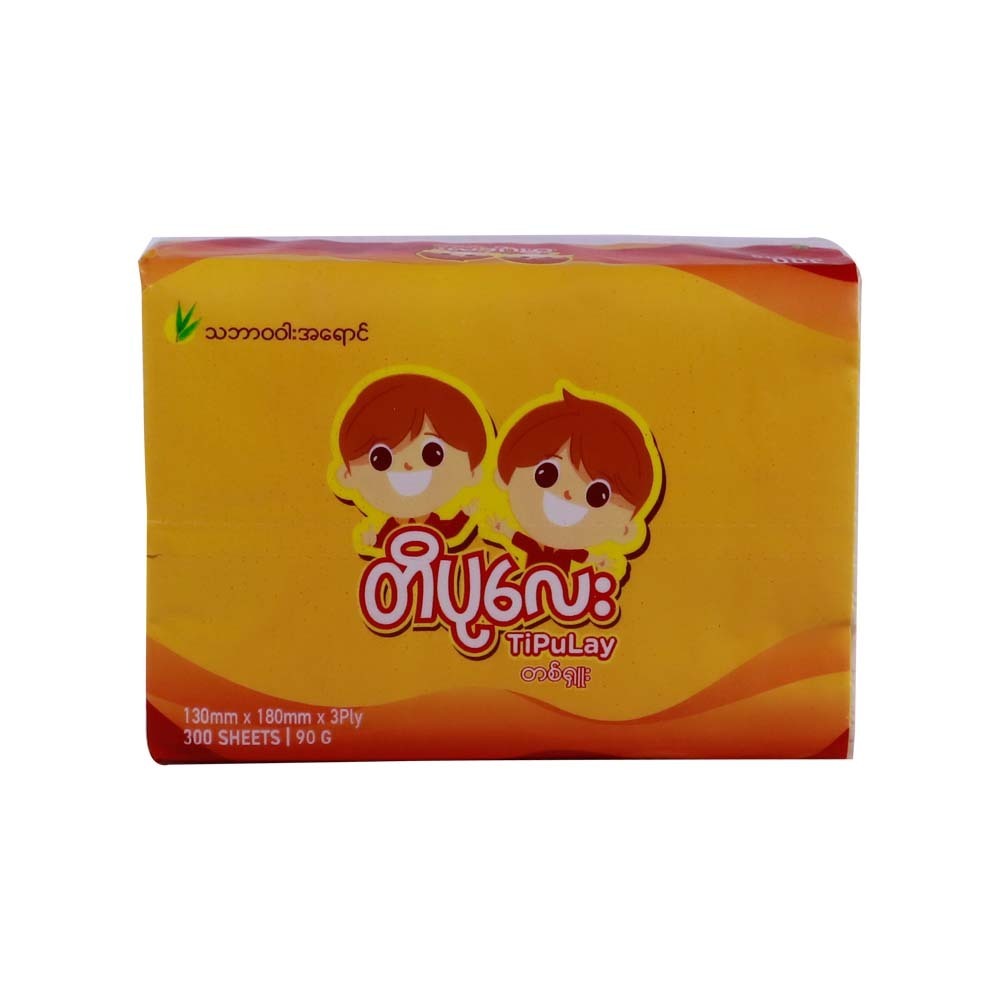 Tipulay Facial Tissue Bamboo 3Ply 300 Sheets