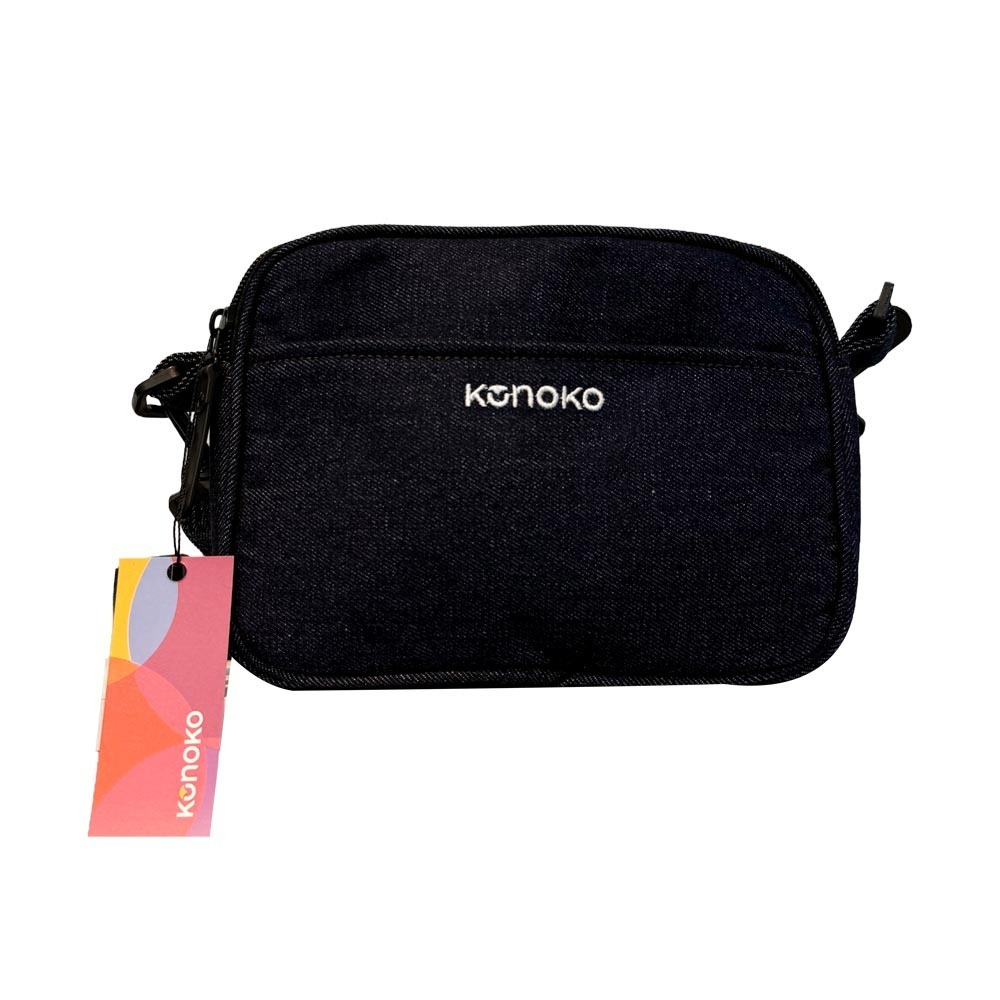 Konoko Pocket Crossbody Bag (Jean)