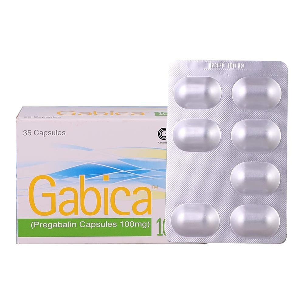 Gabica Pregabalin 100MG 7Capsules 1x5