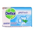 Dettol Profresh Cool Kesegaran Menthol Antibacterial Bar Soap 105G
