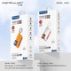 Konfulon A48Q (10000mAh Fast Charging 22.5W Built-in Cable Power Bank) + Lightning Cable Yellow
