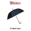 Nikko Umbrella ၂၅လက်မ Black Nylon အနက်