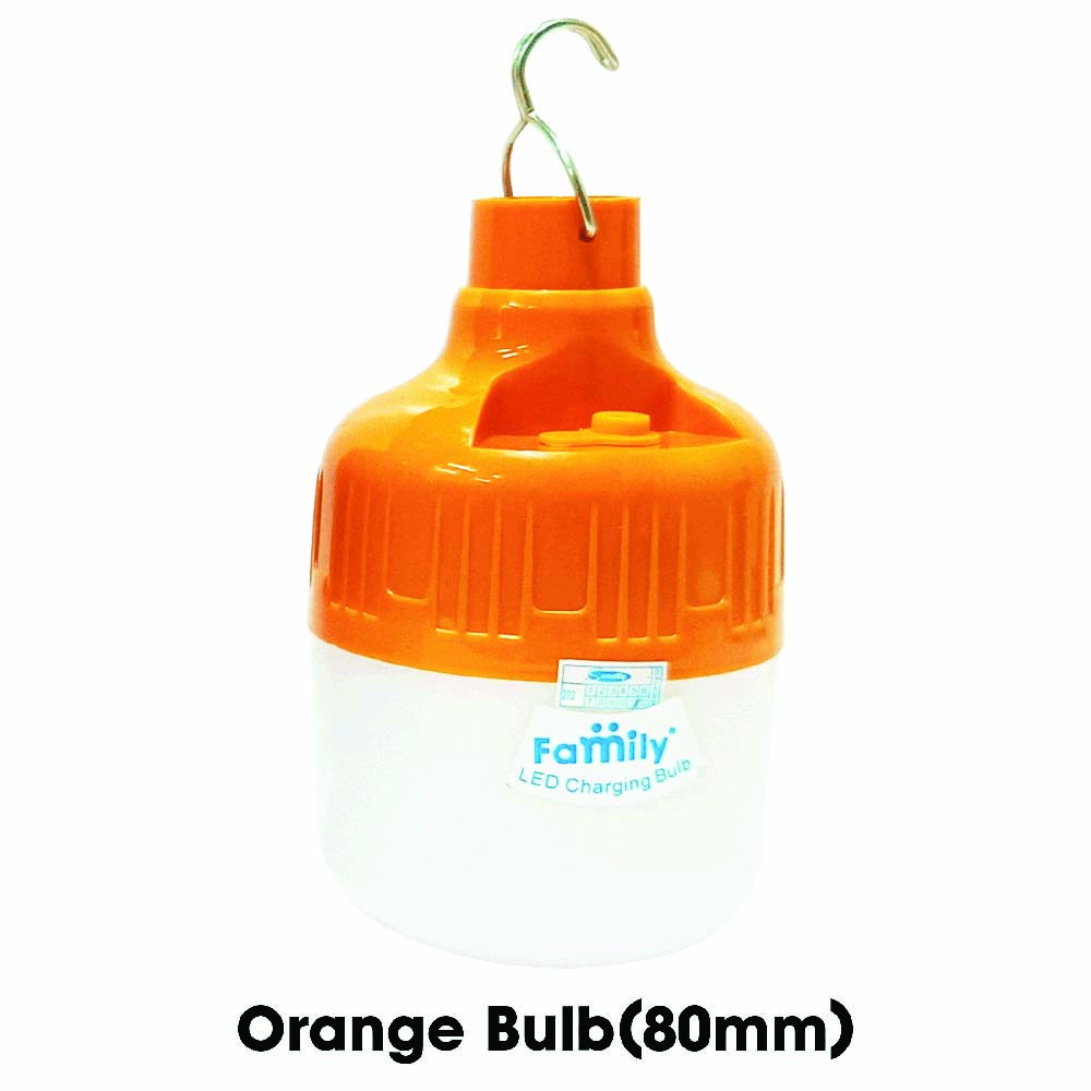 Family Orange LED Charging Bulb 30W (80mm)
