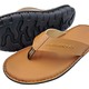 Sin Pauk Men Leather Slipper YS-006 Beige (No-41)