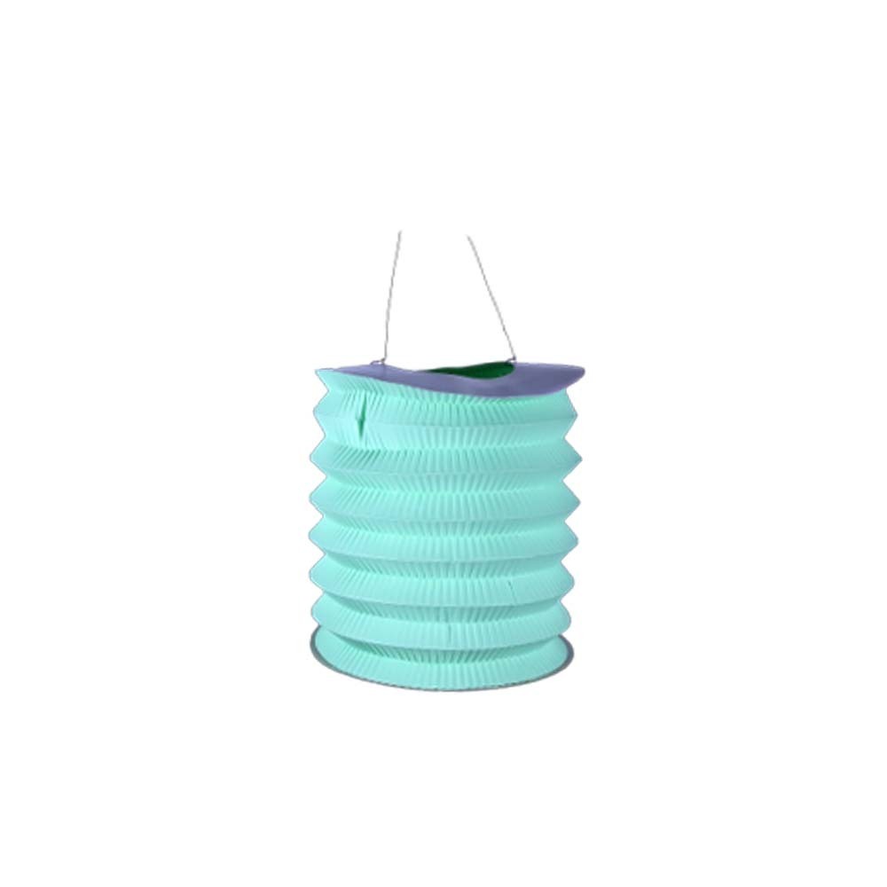 Uncle Gyi Plain Cylinder Paper Lantern (Small) 10PCS x 1Pack Green