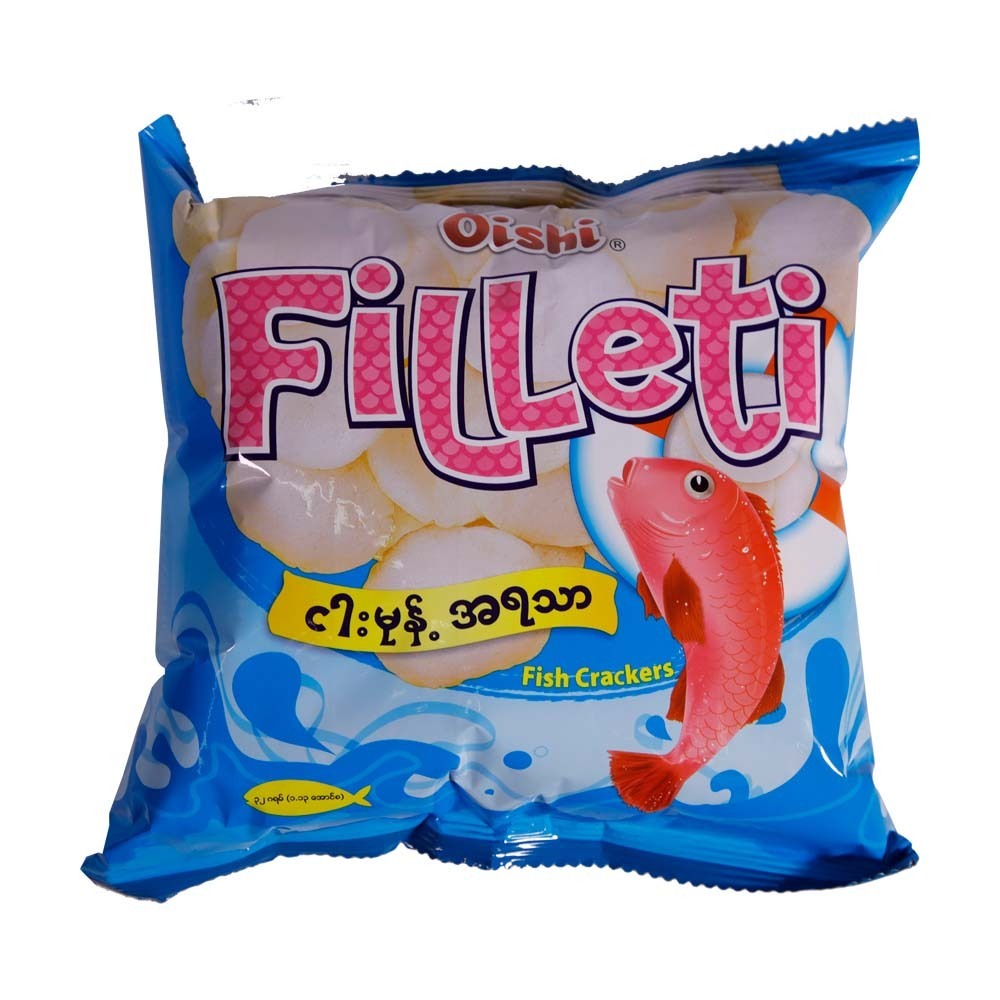 Oishi Filleti Fish Crackers Snack 32G