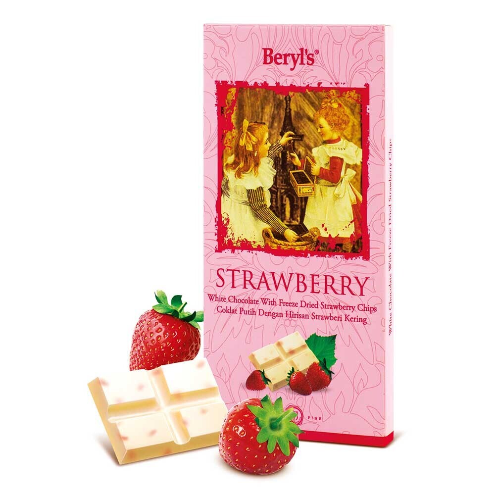 Beryl`S Strawberry White Chocolate 85G