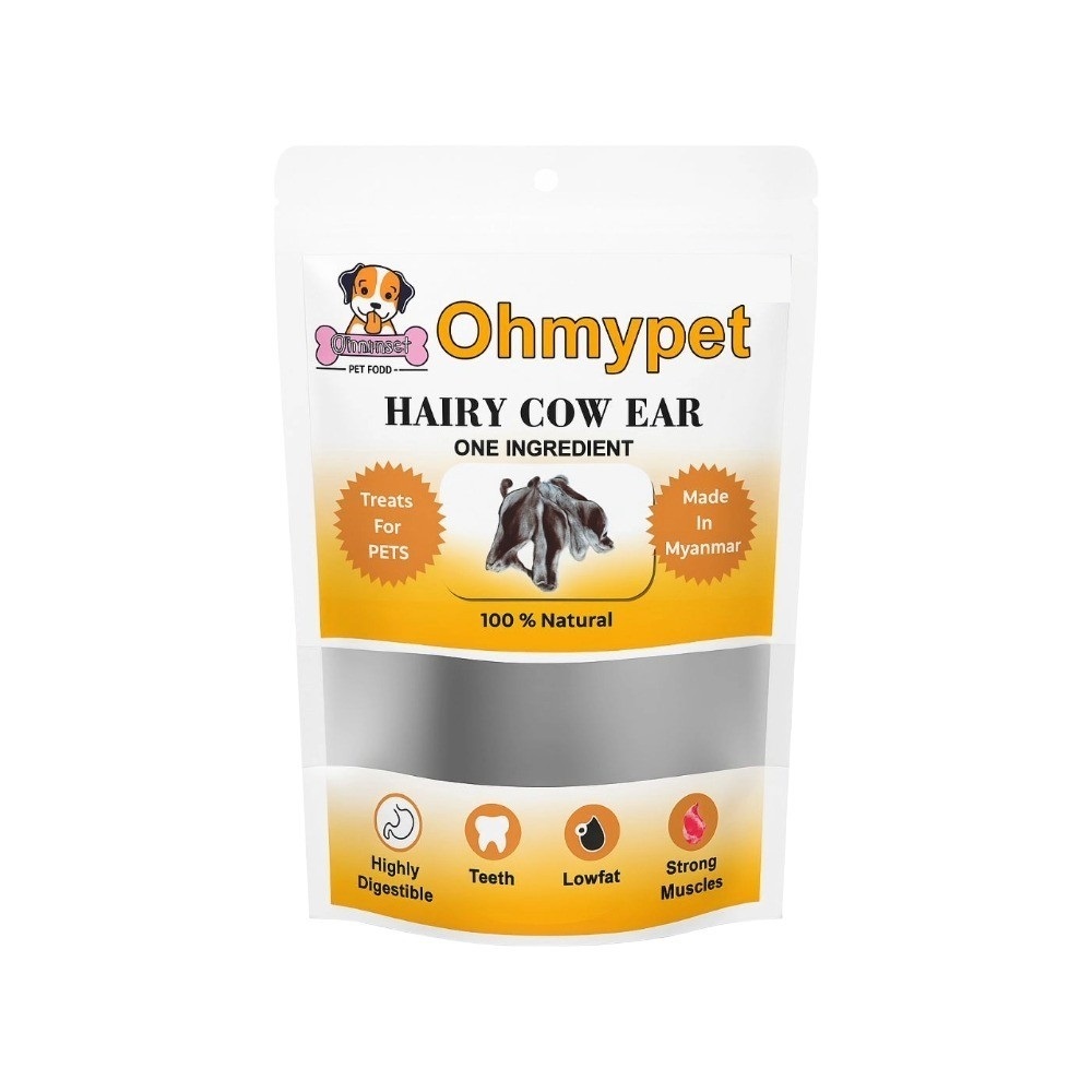 Ohmypet Hairy Cow Ear 60G