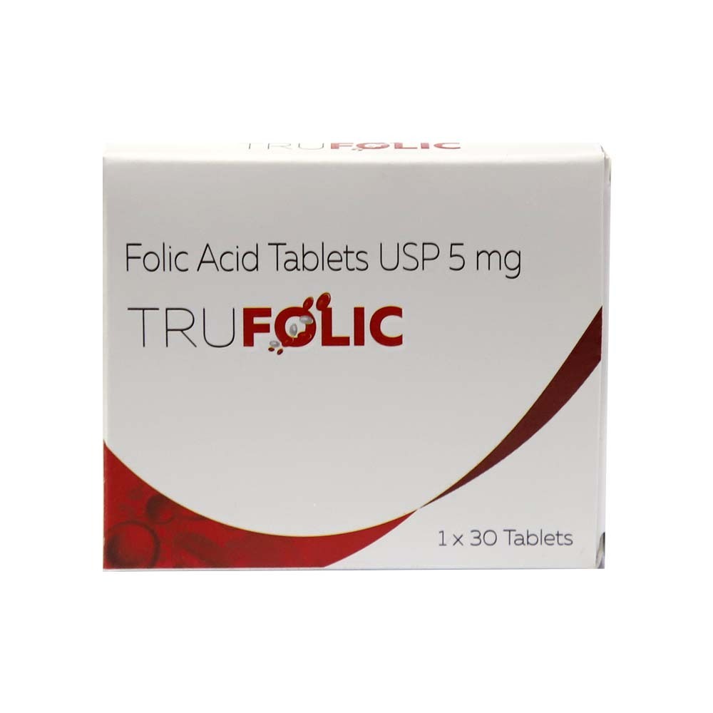 Trufolic Folic Acid 5MG 30PCS
