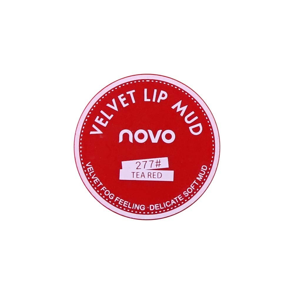 Novo Smoo Mist Velvet Jelly Lip Mud (Tea Red)