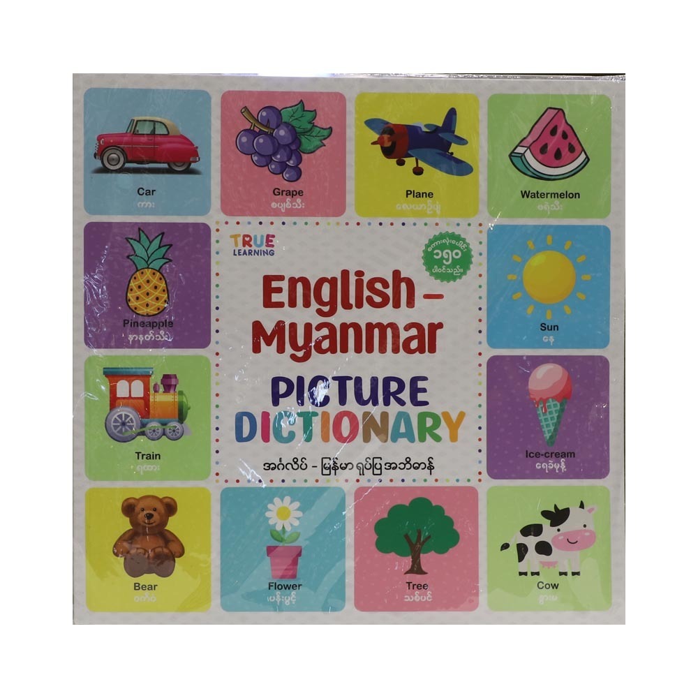 English Myanmar Picture Dictionary (Author by True Learning)