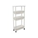 Inochi 4 Tier Shelf Wheel 48 x 21 x 100cm HIN.KEDD.TOKY