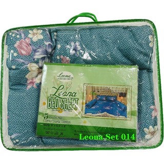 Leona Bed Sheet (set) Double (6' x 6.5' x 9) Leona Set 014