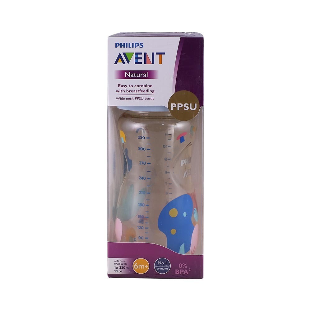 Avent Natural Fb PPSU 11OZ 330ML SCF-583-10