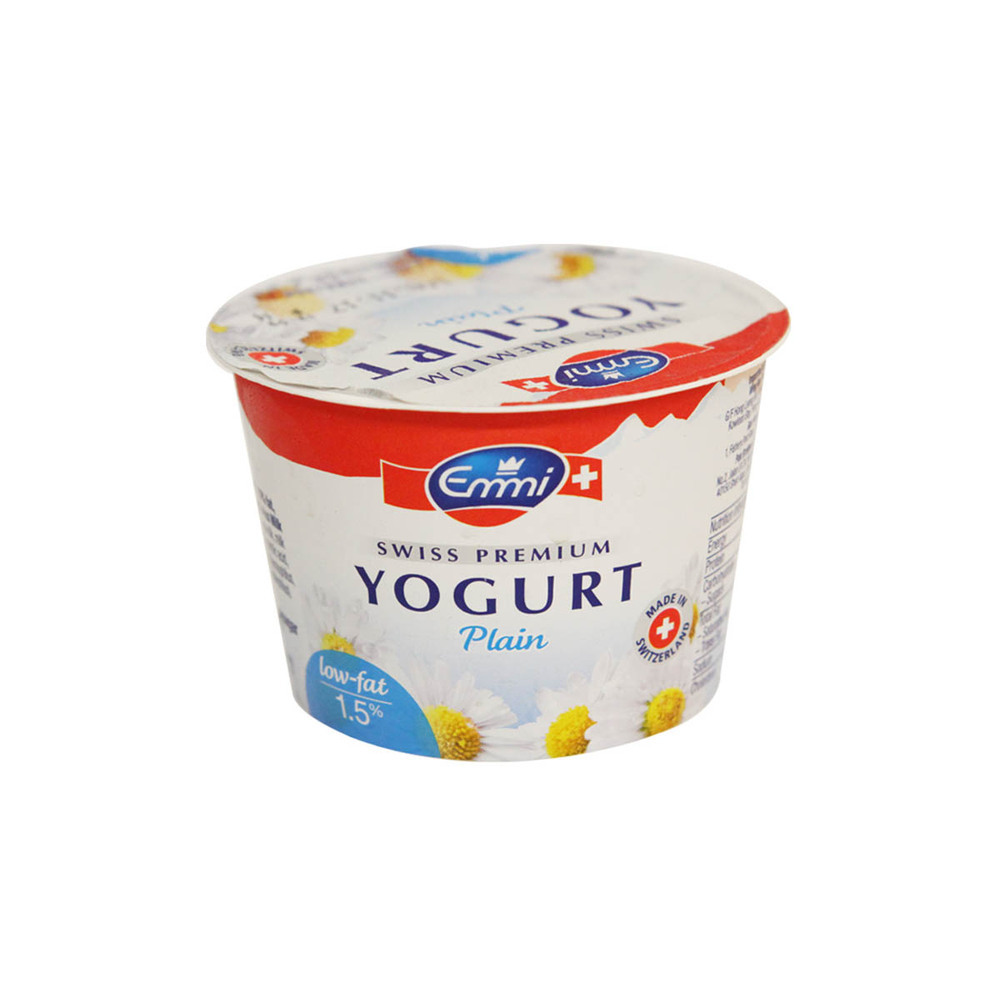 Emmi Swiss Premium Low Fat 1.6% Yoghurt Plain 100G