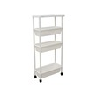 Inochi 4 Tier Shelf Wheel 48 x 21 x 100cm HIN.KEDD.TOKY