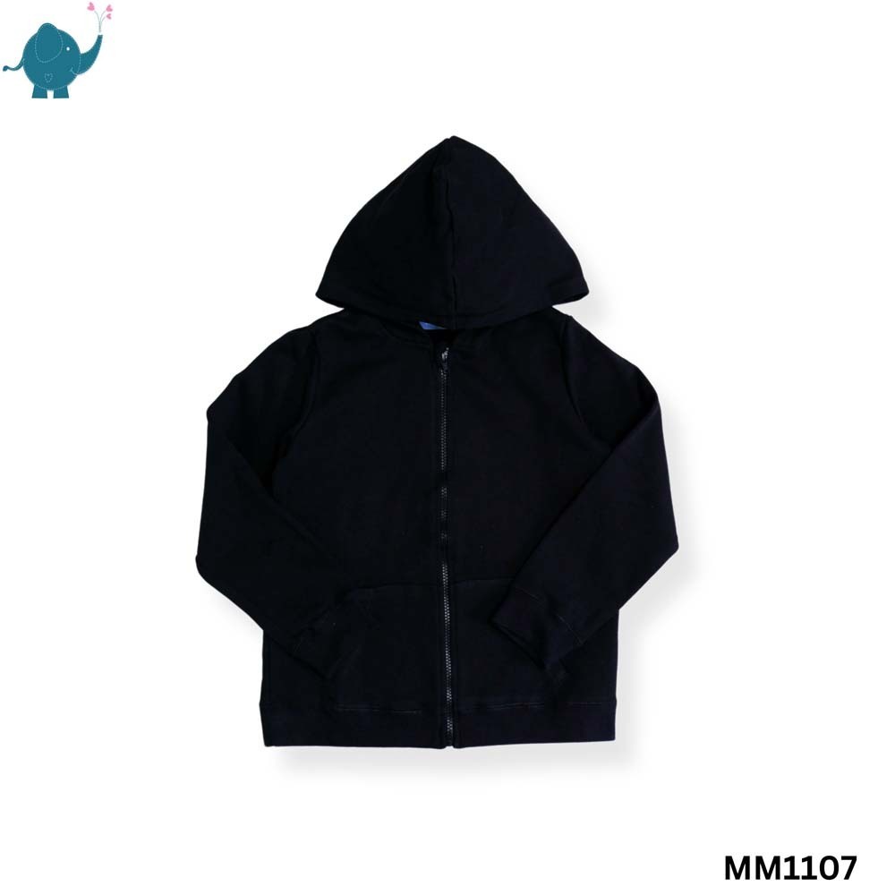 Max & Mia Unisex Hoodie MM1107 Black 2XL